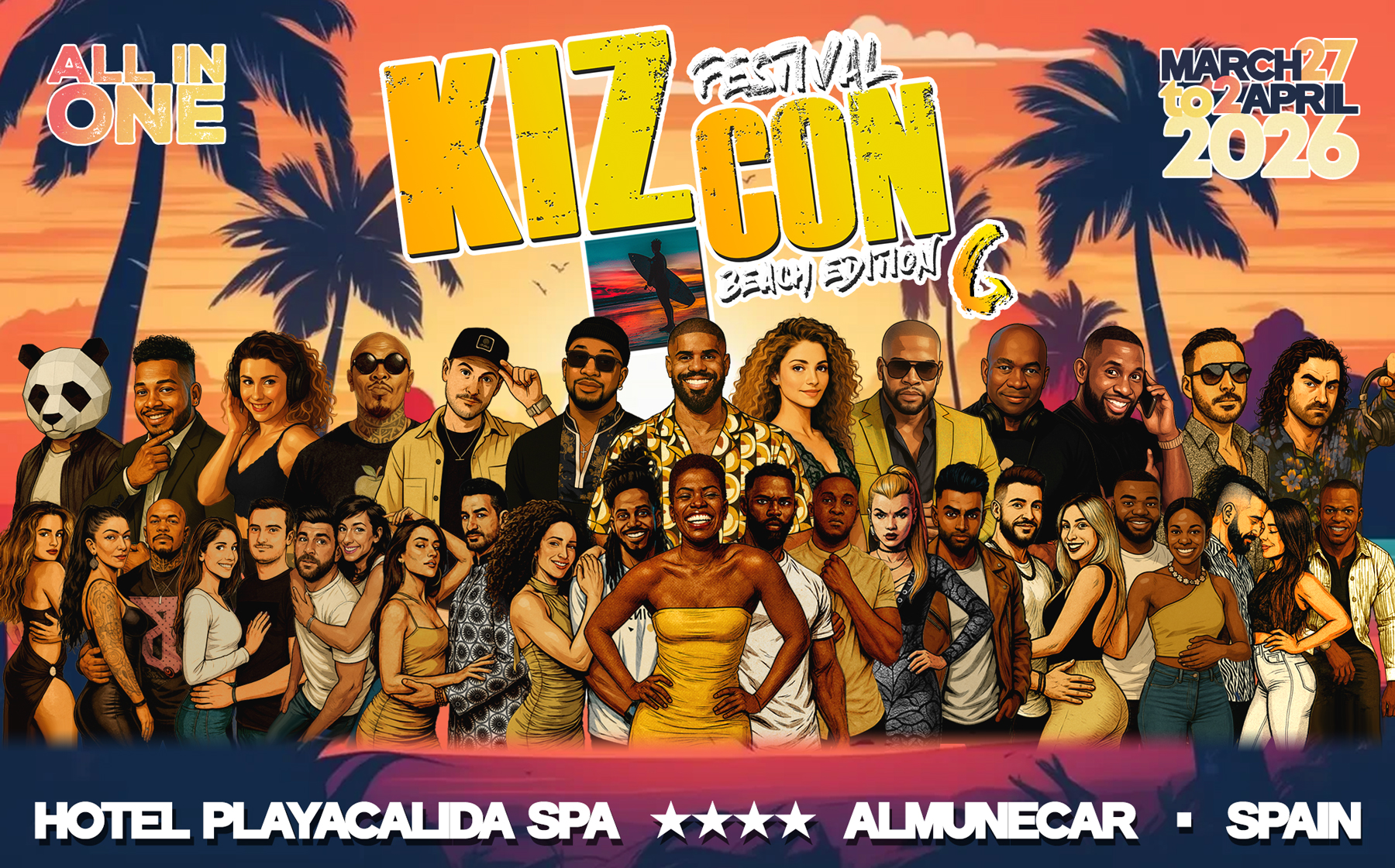 KizCon Kizomba Beach Festival in Almunecar, Andalusia